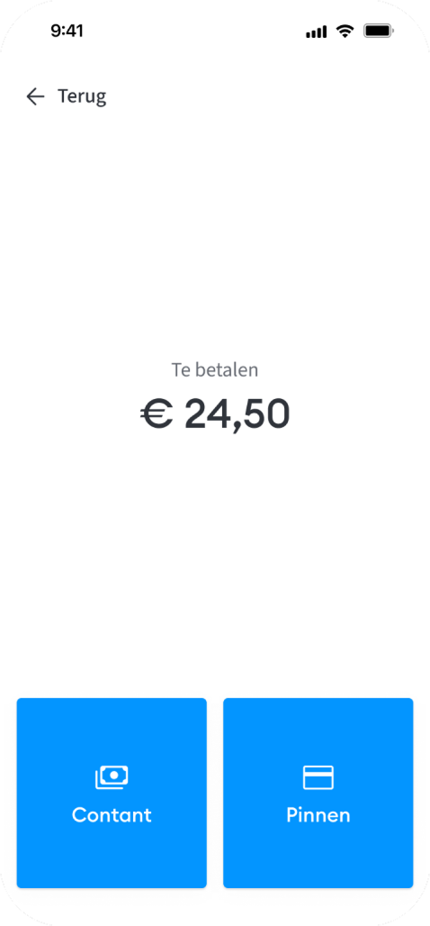 CCV SalesPOS Payment Screen