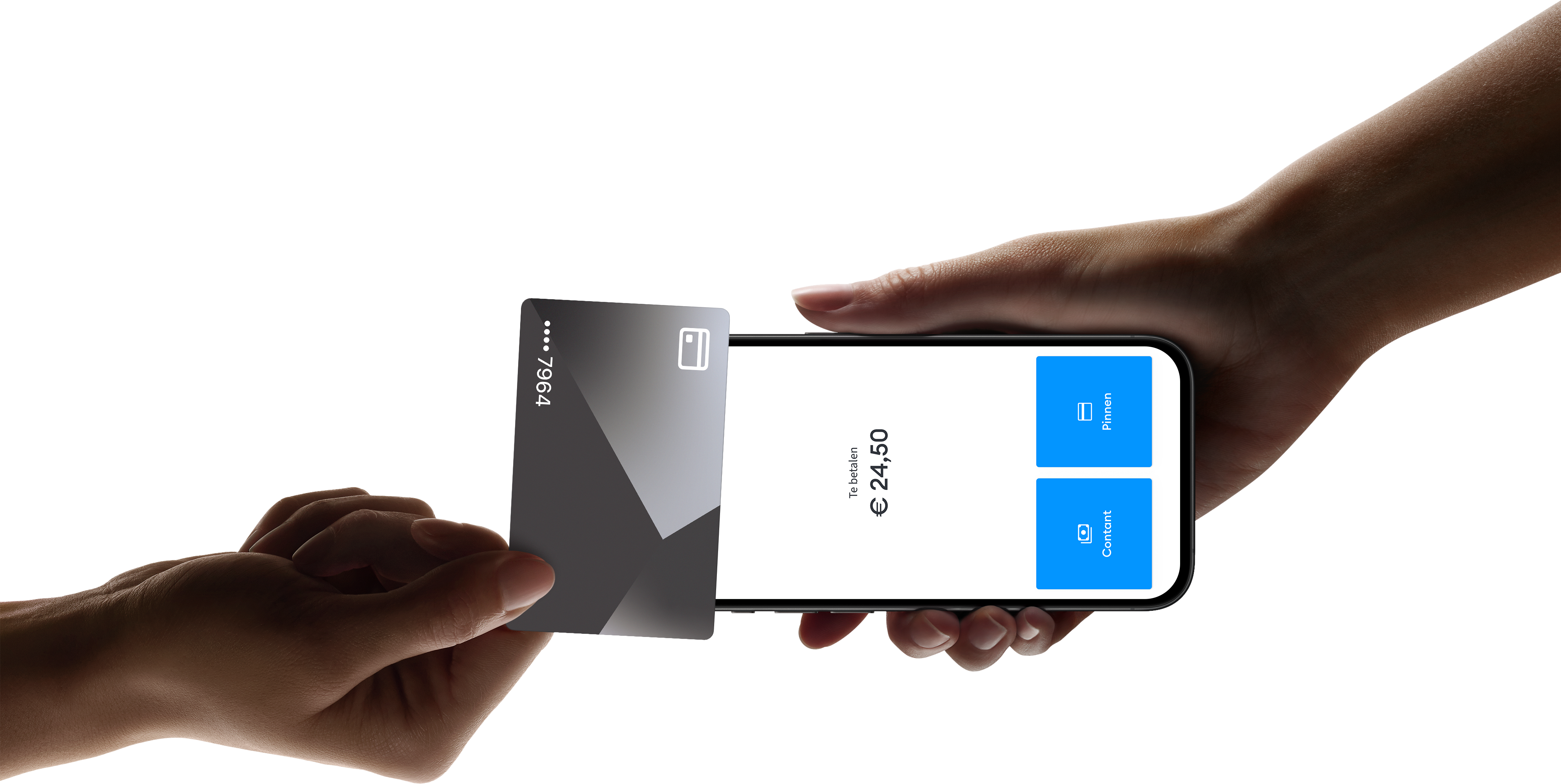 Mobiele telefoon met CCV SalesPOS