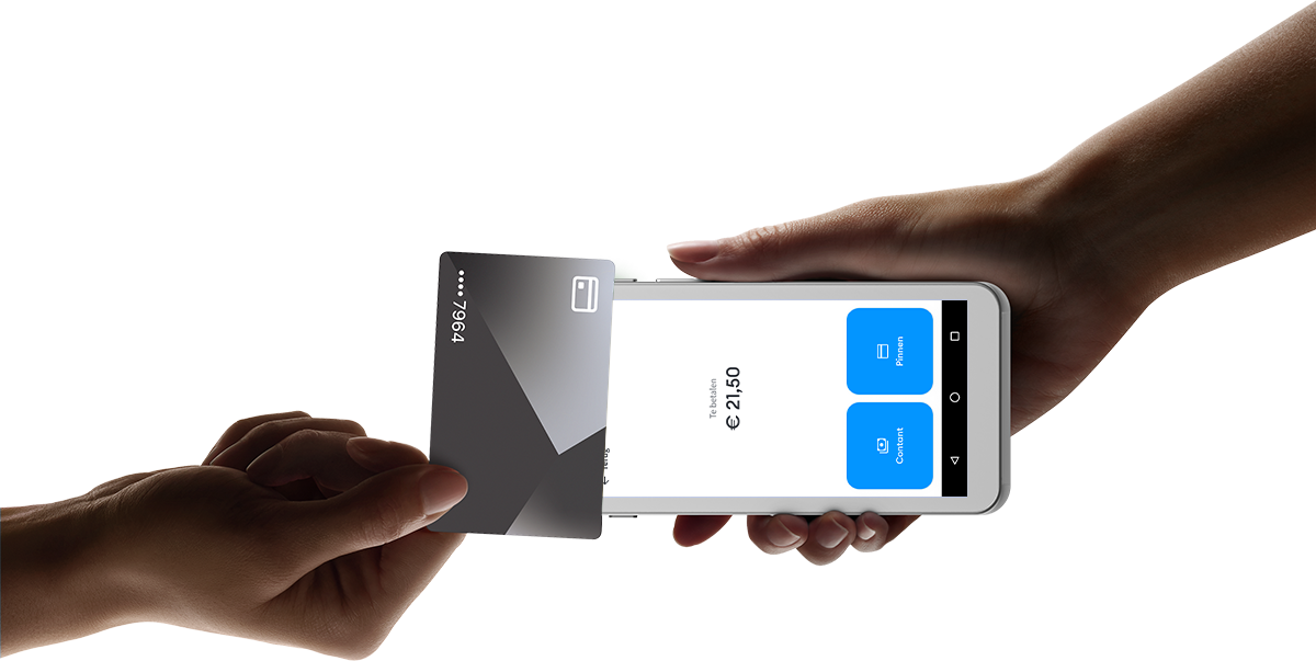 Mobiele telefoon met CCV SalesPOS